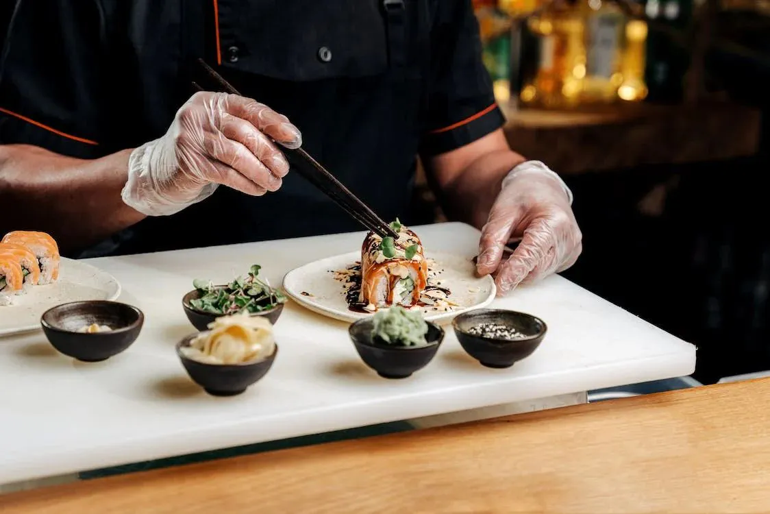 Gourmet Sushi Plating at Mushi Sushi & Ramen, a Japanese Restaurant in Happy Valley